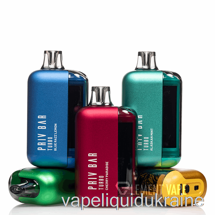 Vape Liquid Ukraine SMOK Priv Bar Turbo 15K Disposable Kiwi Straw Bubblegum